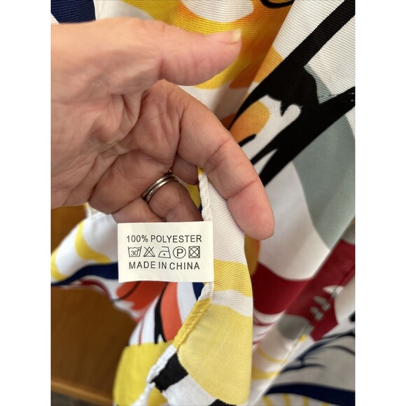 Women Multicolor Poncho Shawl Cardigan Cover Up One Size Tassels Arm Holes - Picture 4 of 7